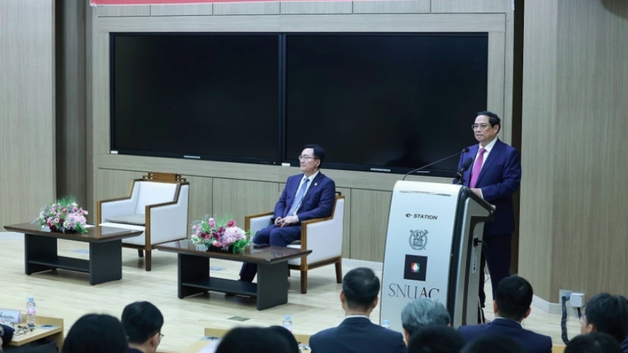 PM delivers policy speech at Seoul National University